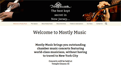 Desktop Screenshot of mostlymusic.org